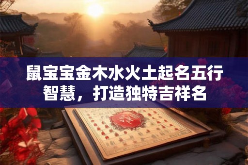 鼠宝宝金木水火土起名五行智慧，打造独特吉祥名