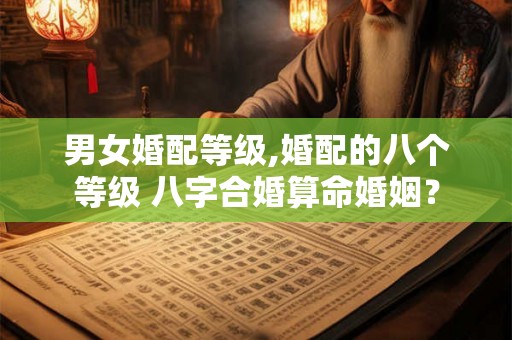 男女婚配等级,婚配的八个等级 八字合婚算命婚姻？