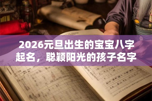 2026元旦出生的宝宝八字起名，聪颖阳光的孩子名字