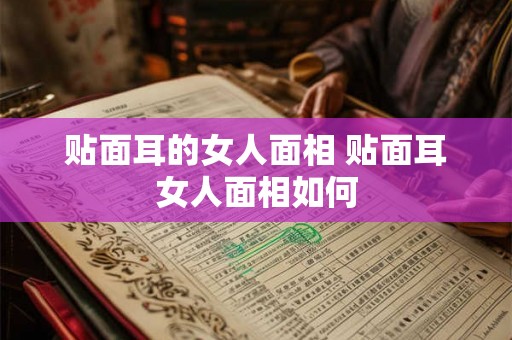 贴面耳的女人面相 贴面耳女人面相如何