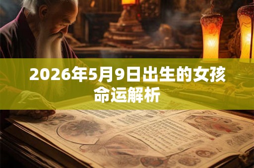 2026年5月9日出生的女孩命运解析