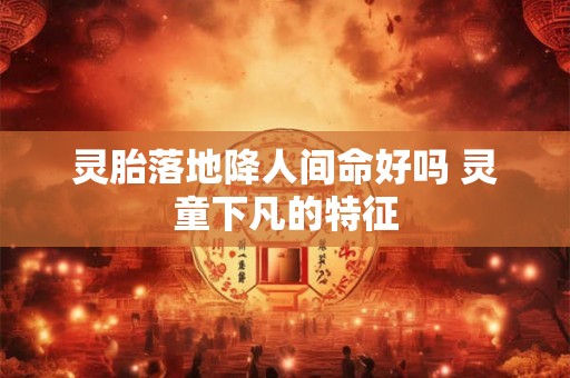 灵胎落地降人间命好吗 灵童下凡的特征