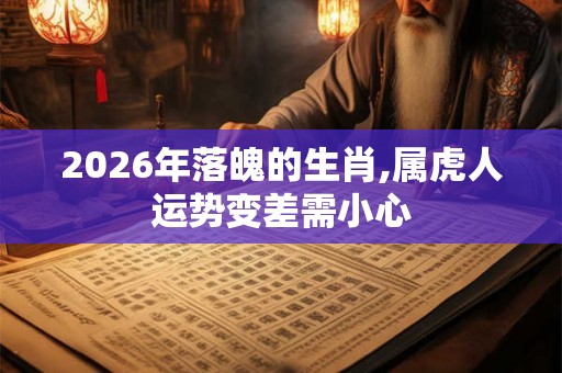 2026年落魄的生肖,属虎人运势变差需小心 2026年落魄的生肖,属虎人运势变差需小心