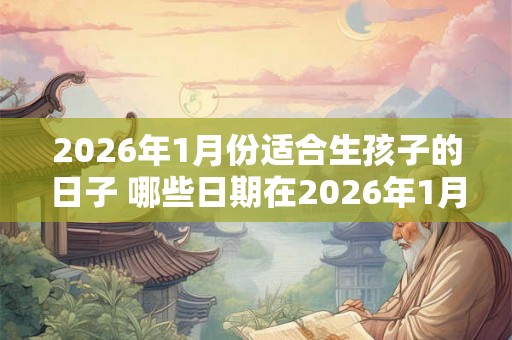 2026年1月份适合生孩子的日子 哪些日期在2026年1月份是适合生孩子的