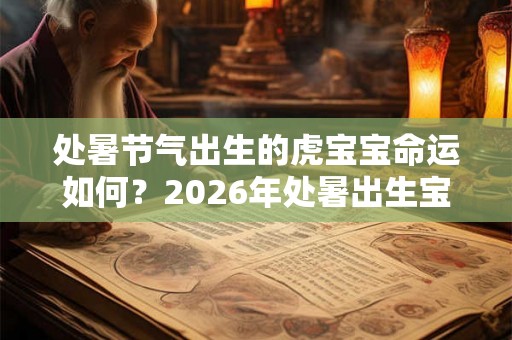 处暑节气出生的虎宝宝命运如何？2026年处暑出生宝宝性格分析