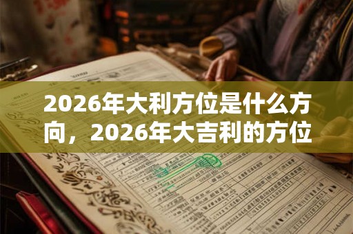 2026年大利方位是什么方向，2026年大吉利的方位解析