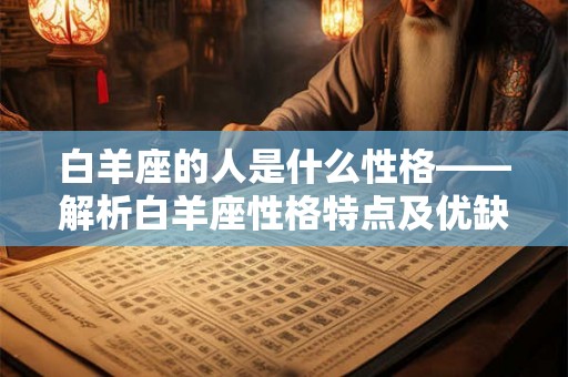 白羊座的人是什么性格——解析白羊座性格特点及优缺点 白羊座的人是什么性格——解析白羊座性格特点及优缺点