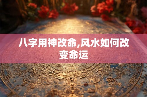 八字用神改命,风水如何改变命运