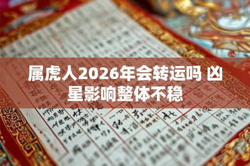 属虎人2026年会转运吗 凶星影响整体不稳