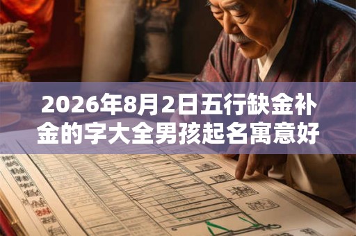 2026年8月2日五行缺金补金的字大全男孩起名寓意好
