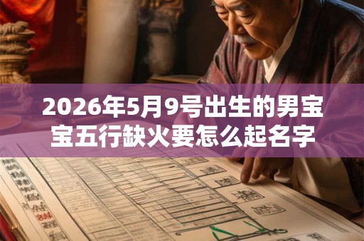 2026年5月9号出生的男宝宝五行缺火要怎么起名字