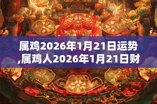属鸡2026年1月21日运势,属鸡人2026年1月21日财运,生肖鸡2026年1月21日运势