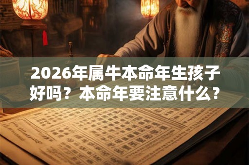 2026年属牛本命年生孩子好吗？本命年要注意什么？