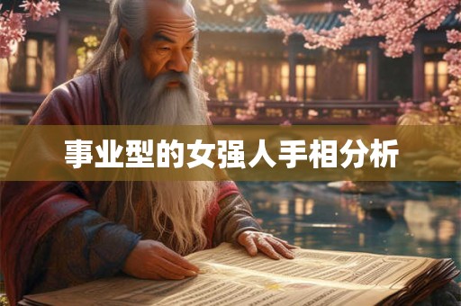 事业型的女强人手相分析 事业型的女强人手相分析