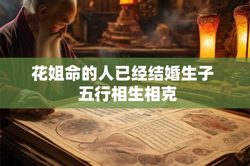 花姐命的人已经结婚生子  五行相生相克