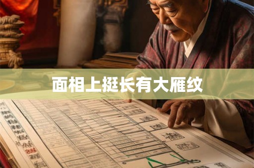 面相上挺长有大雁纹