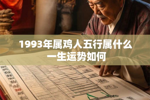 1993年属鸡人五行属什么 一生运势如何