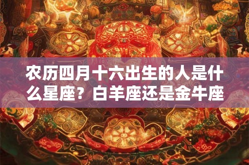 农历四月十六出生的人是什么星座？白羊座还是金牛座？