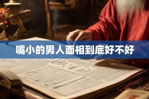 嘴小的男人面相到底好不好