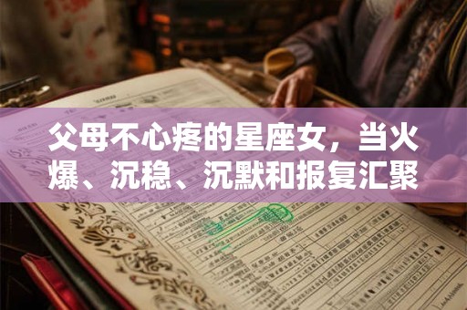 父母不心疼的星座女,当火爆、沉稳、沉默和报复汇聚一身 父母不心疼的星座女,当火爆、沉稳、沉默和报复汇聚一身