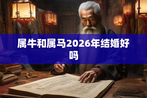 属牛和属马2026年结婚好吗