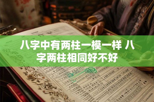 八字中有两柱一模一样 八字两柱相同好不好