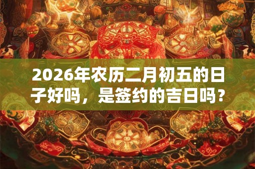 2026年农历二月初五的日子好吗，是签约的吉日吗？