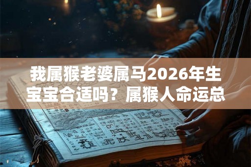我属猴老婆属马2026年生宝宝合适吗？属猴人命运总概