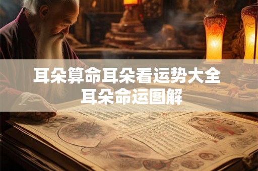 耳朵算命耳朵看运势大全  耳朵命运图解