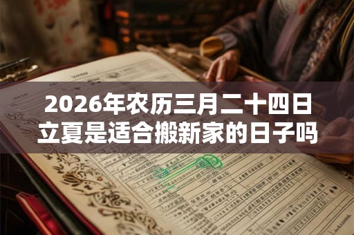 2026年农历三月二十四日立夏是适合搬新家的日子吗? 2026年农历三月二十四日立夏是适合搬新家的日子吗?