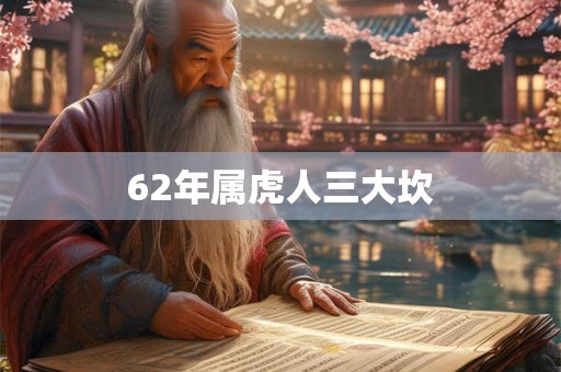 62年属虎人三大坎