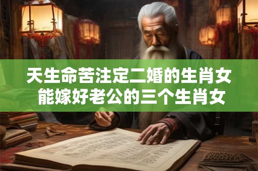 天生命苦注定二婚的生肖女 能嫁好老公的三个生肖女 天生命苦注定二婚的生肖女 能嫁好老公的三个生肖女