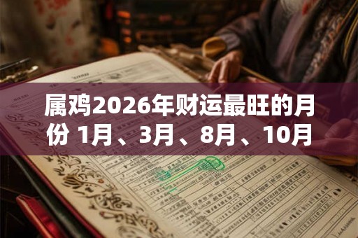 属鸡2026年财运最旺的月份 1月、3月、8月、10月