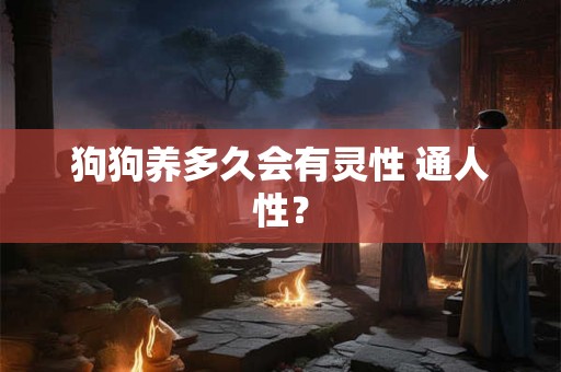 狗狗养多久会有灵性 通人性? 狗狗养多久会有灵性 通人性?