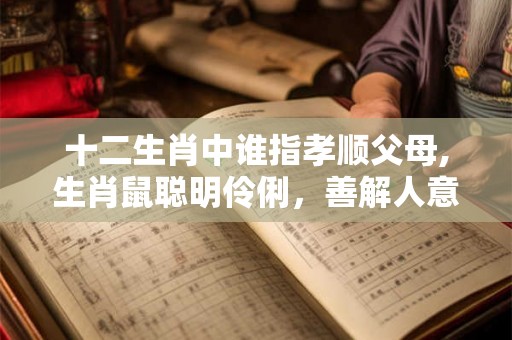 十二生肖中谁指孝顺父母,生肖鼠聪明伶俐，善解人意