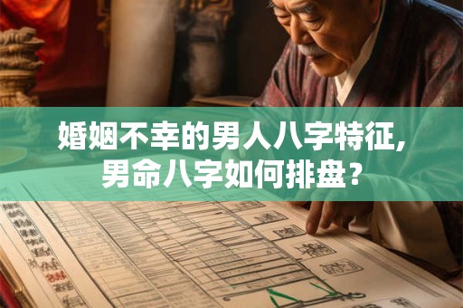 婚姻不幸的男人八字特征,男命八字如何排盘？