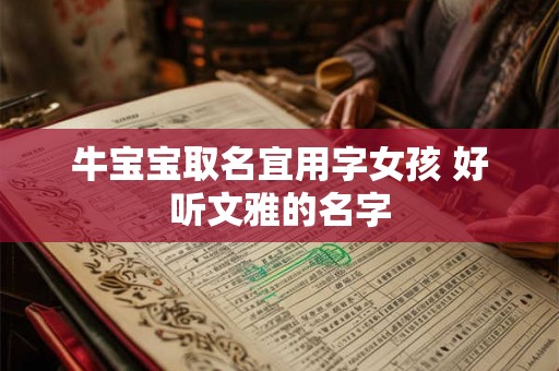 牛宝宝取名宜用字女孩 好听文雅的名字 牛宝宝取名宜用字女孩 好听文雅的名字