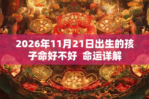 2026年11月21日出生的孩子命好不好 命运详解 2026年11月21日出生的孩子命好不好 命运详解