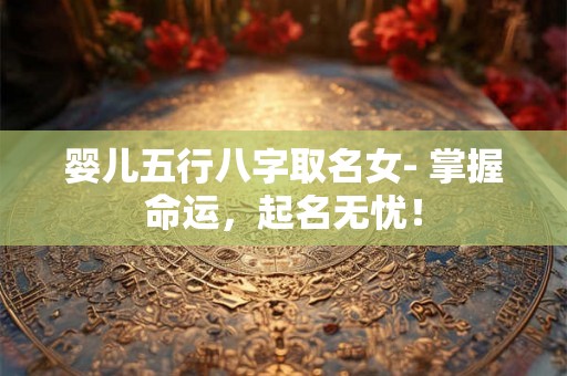 婴儿五行八字取名女- 掌握命运,起名无忧! 婴儿五行八字取名女- 掌握命运,起名无忧!
