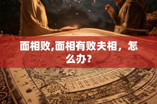 面相败,面相有败夫相，怎么办？