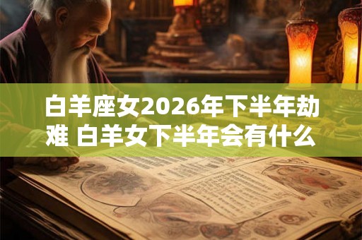 白羊座女2026年下半年劫难 白羊女下半年会有什么灾祸