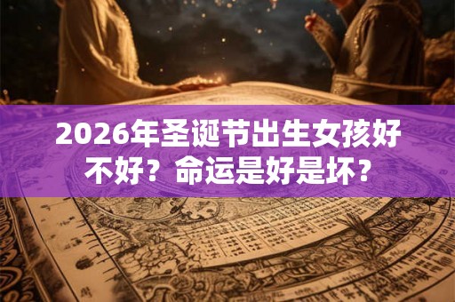 2026年圣诞节出生女孩好不好？命运是好是坏？