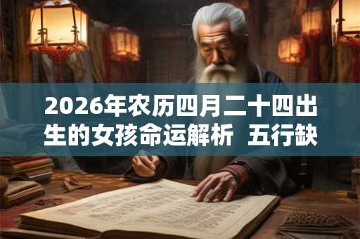 2026年农历四月二十四出生的女孩命运解析  五行缺什么
