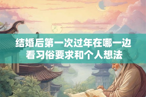 结婚后第一次过年在哪一边 看习俗要求和个人想法