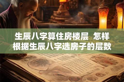 生辰八字算住房楼层  怎样根据生辰八字选房子的层数