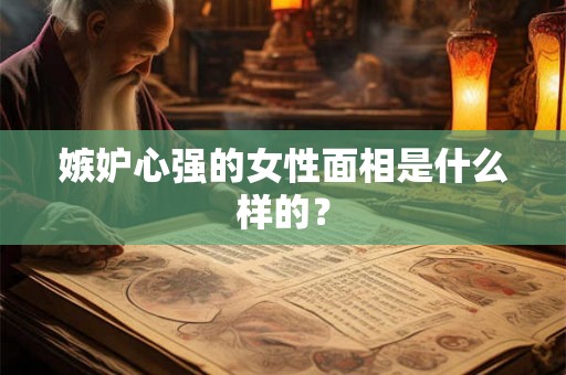 嫉妒心强的女性面相是什么样的？