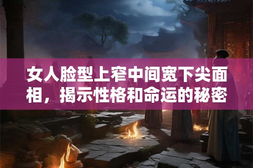 女人脸型上窄中间宽下尖面相，揭示性格和命运的秘密