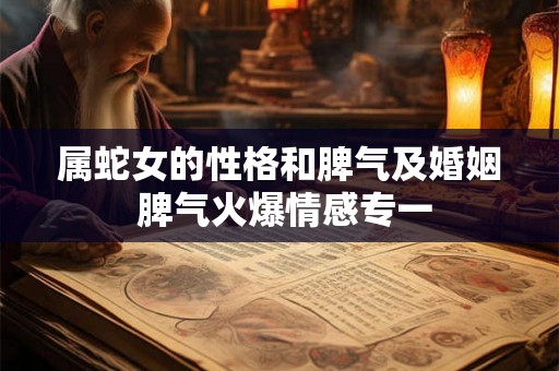 属蛇女的性格和脾气及婚姻 脾气火爆情感专一