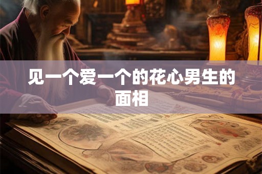 见一个爱一个的花心男生的面相