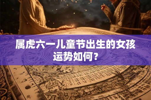 属虎六一儿童节出生的女孩运势如何? 属虎六一儿童节出生的女孩运势如何?